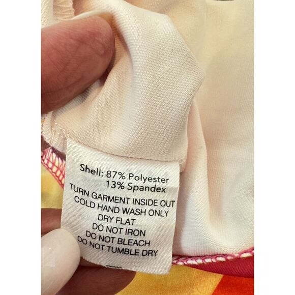 I.AM.GIA Hali Pant Womens XS Spray Multicolor Legging Bodycon Side Zip Retro - Picture 15 of 15